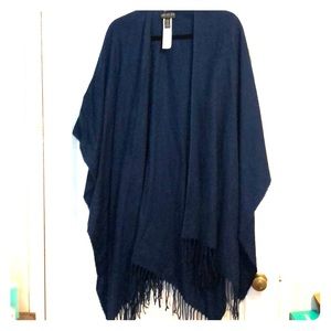 Dark blue cape/ poncho